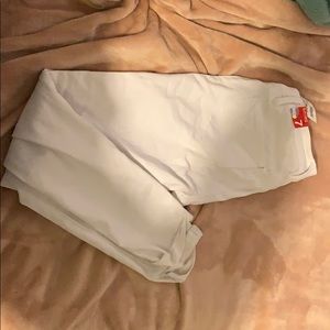 White jeans